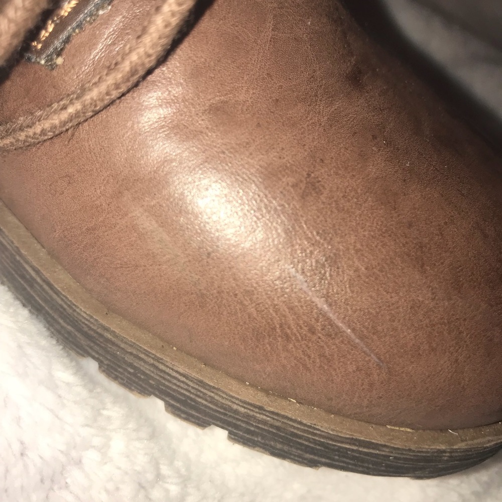 Brown ankle boots